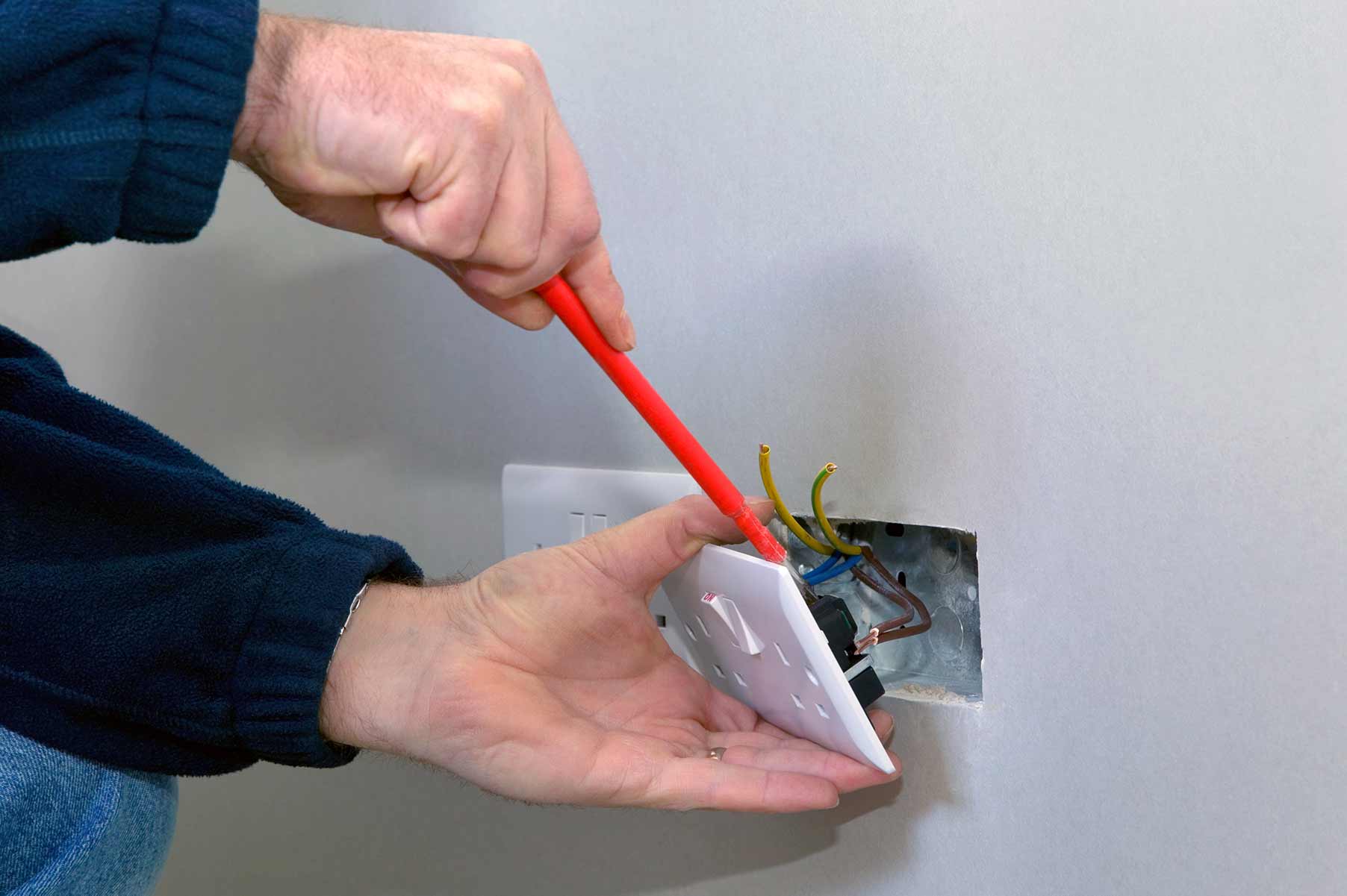Our electricians can install plug sockets for domestic and commercial proeprties in Westhoughton and the local area. 